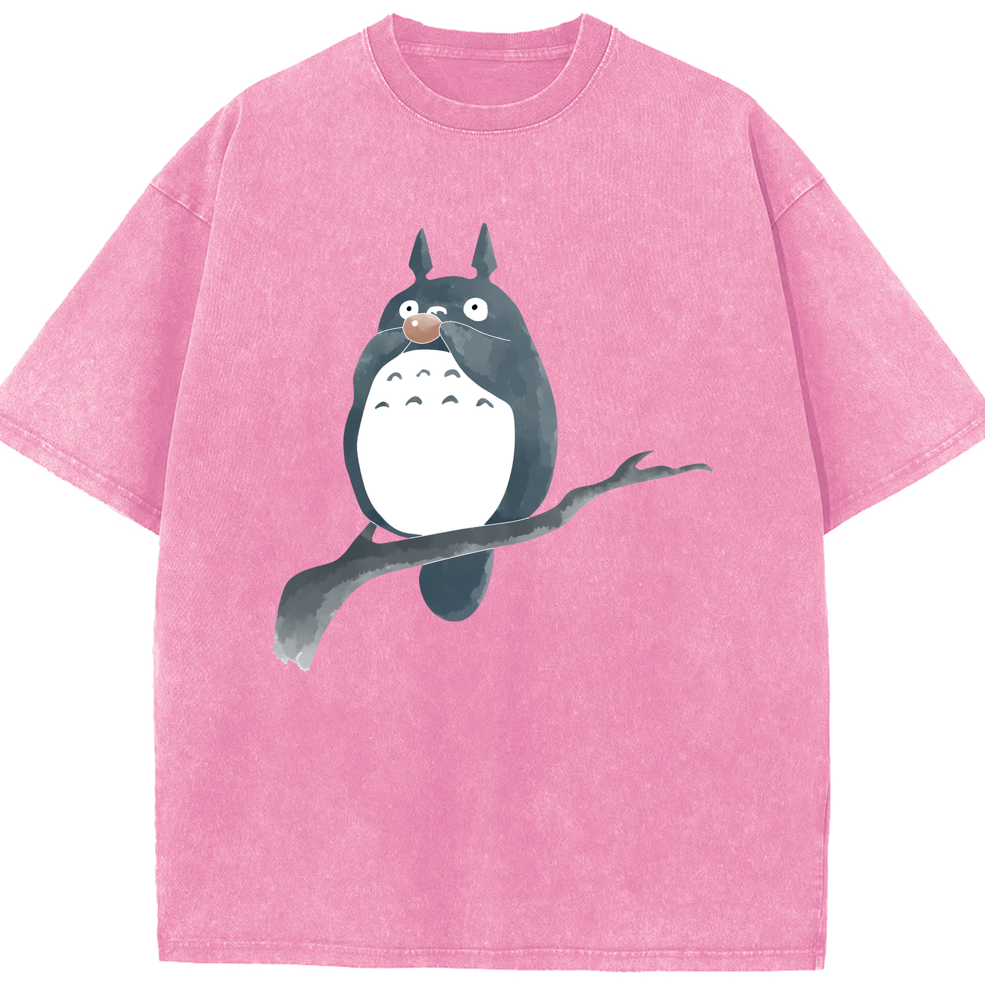 （画像用） となりのトトロ 草壁メイ 草壁サツキ My Neighbor Totoro Satsuki Kusakabe Mei Kusakabe 綿100% ヴィンテージ風 半袖Tシャツ（フロントプリント）